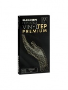 Перчатки Elegreen VINYLTEP PREMIUM, черные, M, 50 пар в уп.