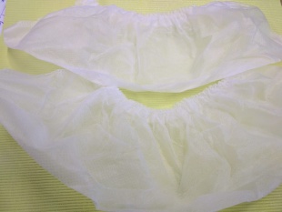 Носочки одноразовые из спанбонда (носки) / р-р 3: 43-45 (36 см Х 11 см) /БЕЛ/ в ИУ / 1000 пар в уп. фото 853