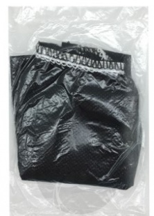 Трусики женские одноразовые для процедур, черные, в пакете, 100 шт фото 1364