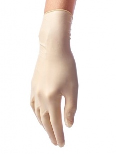 Перчатки латексные опудр. текстур. BENOVY, р-р M, 50 пар в уп. фото 1503