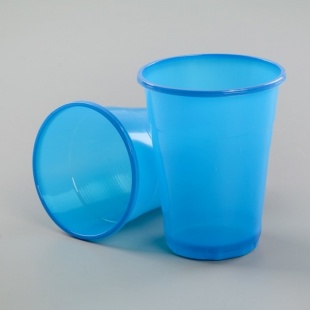 Стакан одноразовый СИНИЙ 200мл, 100шт в уп. фото 1218