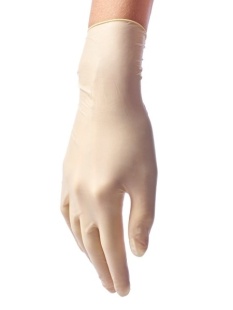 Перчатки латексные опудр. текстур. BENOVY, р-р L, 50 пар в уп. фото 1488