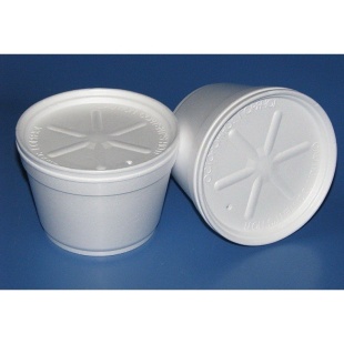 Термоконтейнер одноразовый 520 мл ПК500МПСВ (тарелка суповая в компл. с крышкой ПК115МПСВ) фото 1700